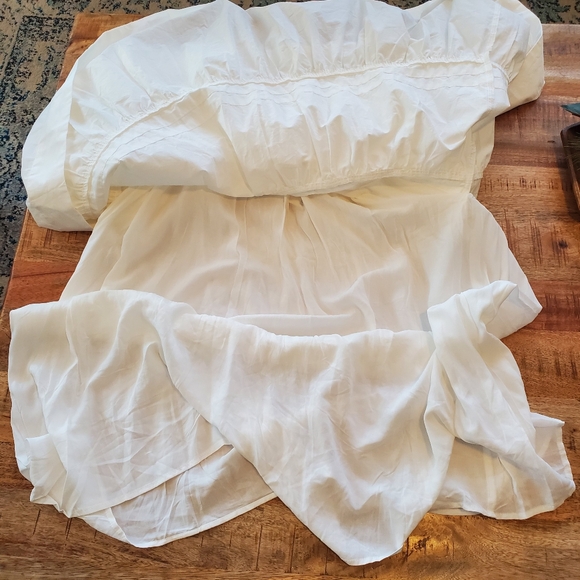 Anthropologie The Somerset Collection Maxi Skirt - White Size Medium NWT - Picture 10 of 15